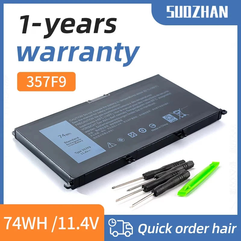 SUOZHAN 357F9 Battery for Dell Inspiron 15 7559 7557 7566 7567