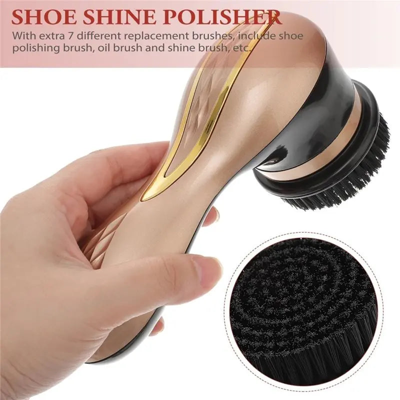 VIBE Electric Shoe Polisher Kit – Handheld Cordless Shiner