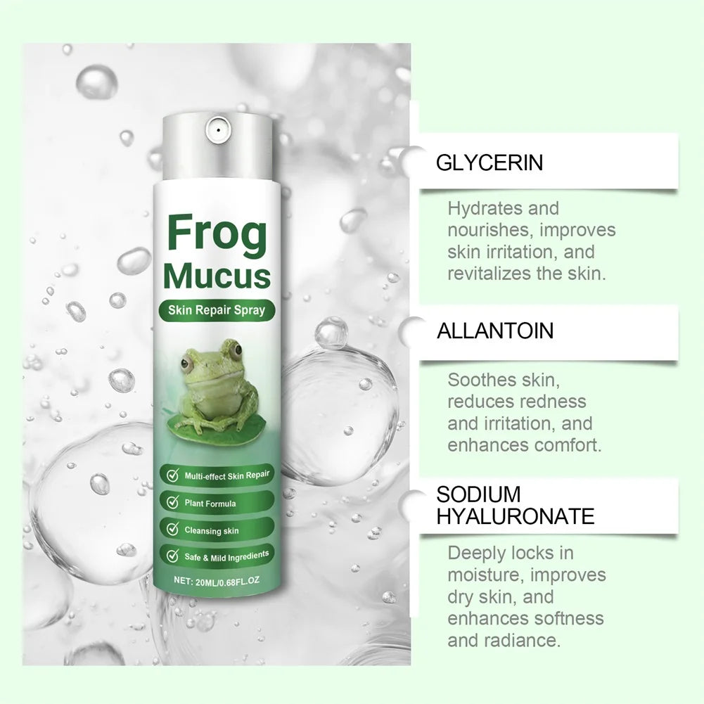 Frog Mucus Skin Repair Spray – Hydrating Face Serum Mist