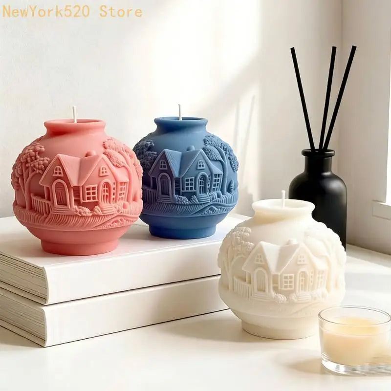 Silicone Tree Cabin Mold – Handmade Soap & DIY Crafts