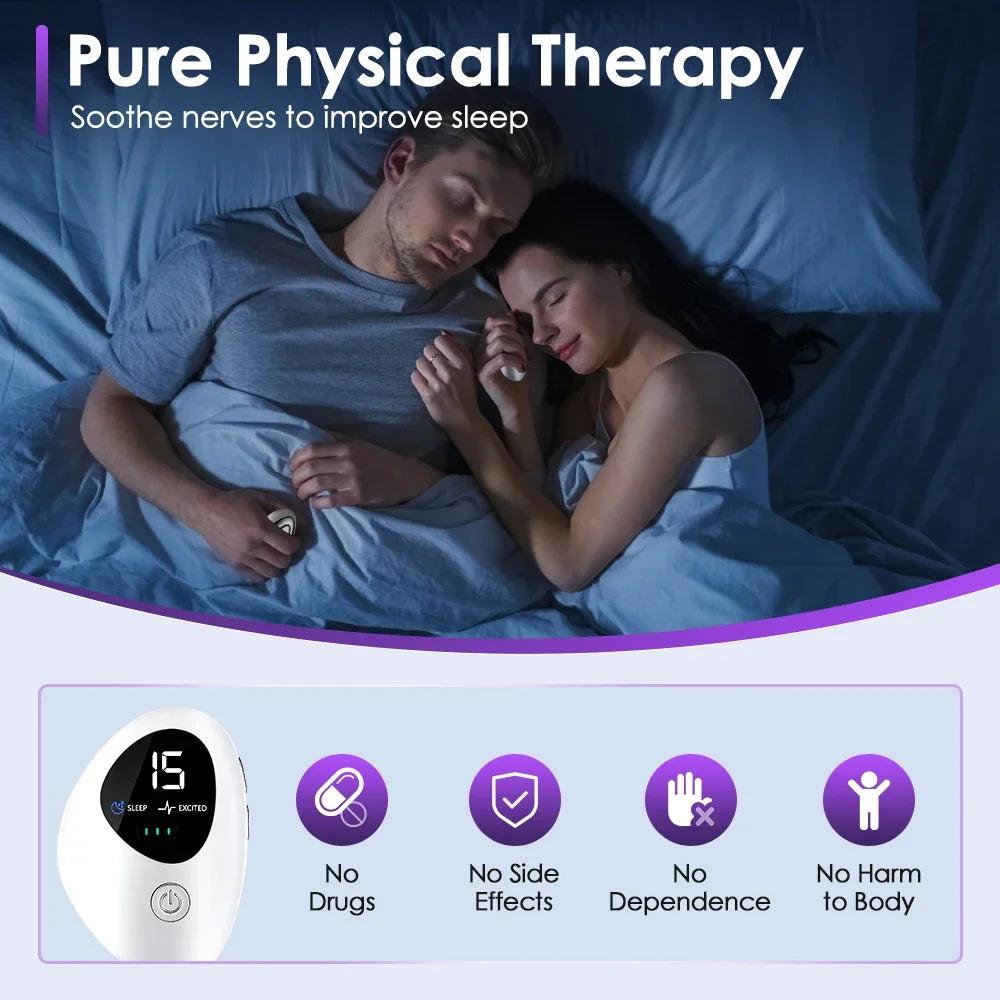 Hailicare CES Handheld Sleep Aid Device – 2 Modes, 15 Levels
