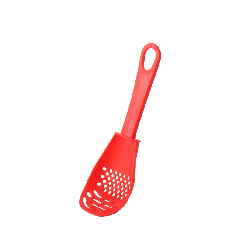 7-in-1 Cooking Spoon Strainer Masher & Garlic Press