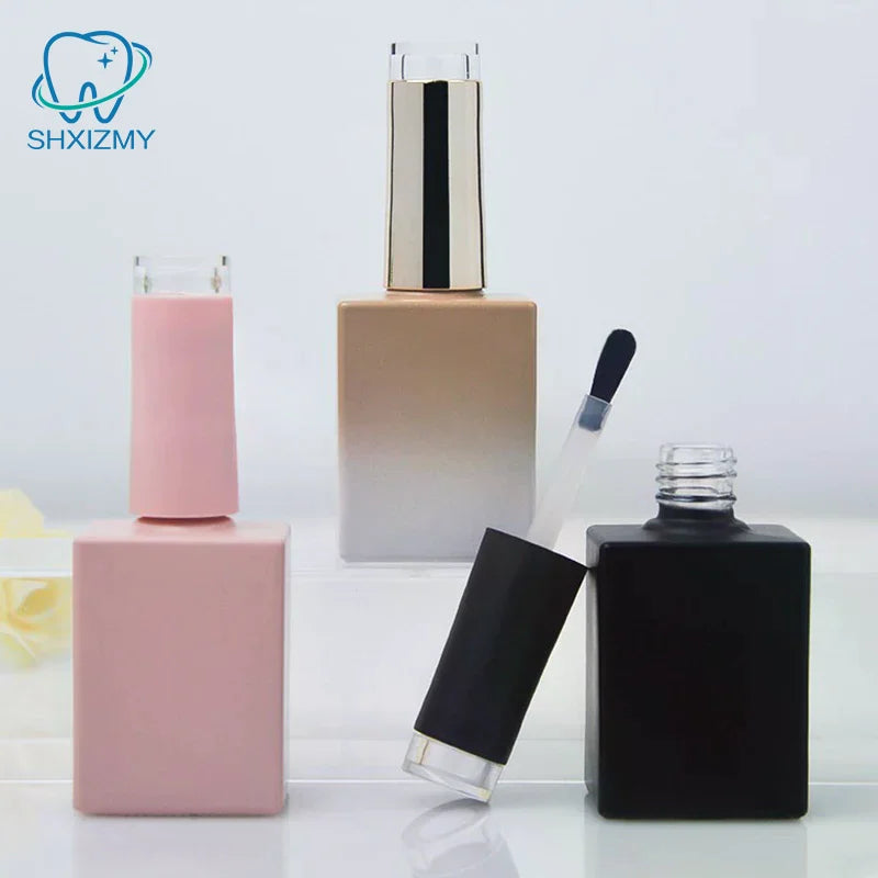 15ml Glass Nail Polish Bottles with Brush – Empty Cosmetic Jars