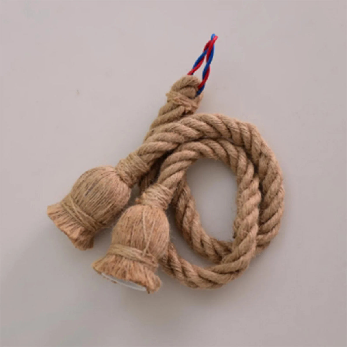 Retro Hemp Rope Pendant Lamp E27 Hanging Light – Home & Cafe