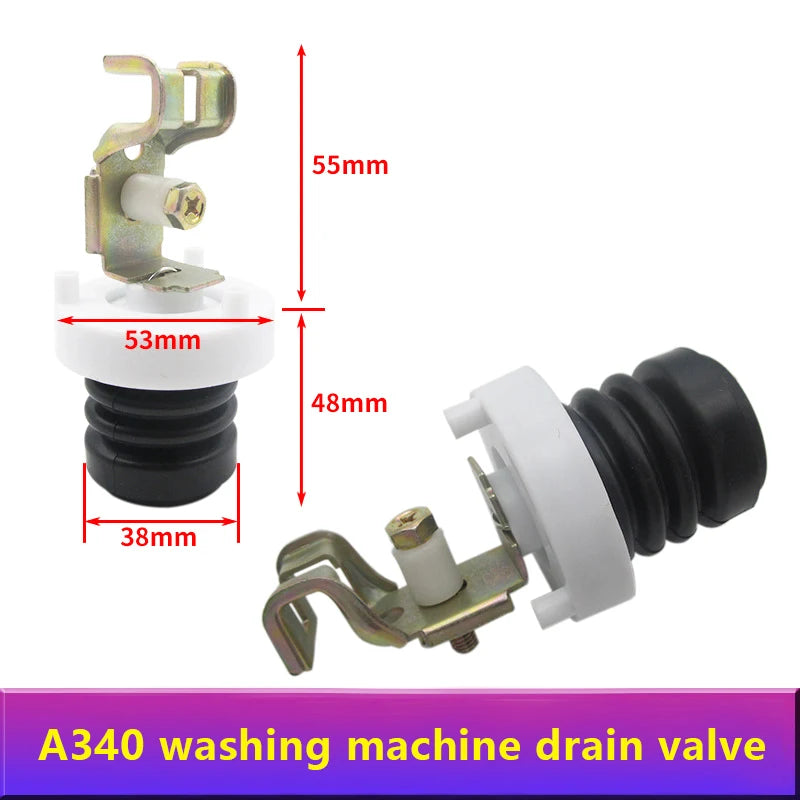 Washing Machine Drain Valve Plug Spool Spring Fitting