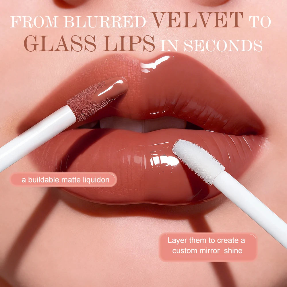 COSASTYA 2-in-1 Matte & Gloss Lipstick – 6 Shades, Waterproof