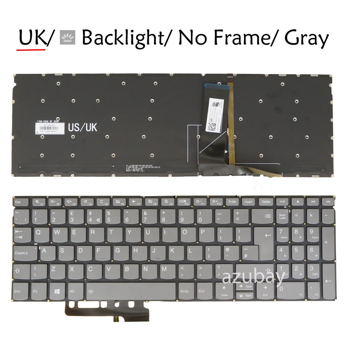 Backlit Keyboard for Lenovo IdeaPad S540 S740 – Multi-Language