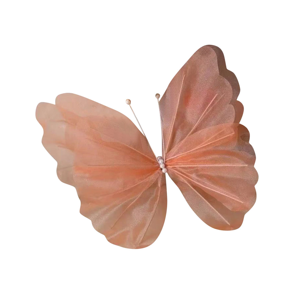 50cm 3D Hanging Simulation Butterfly Decoration – Mesh Gauze