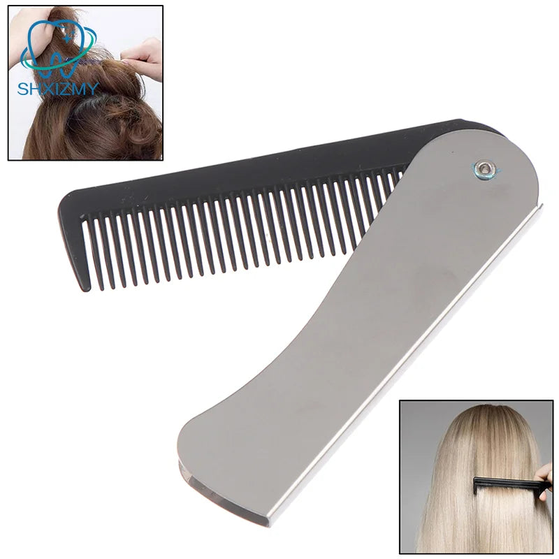 Portable Foldable Pocket Hair & Beard Comb – Compact Grooming