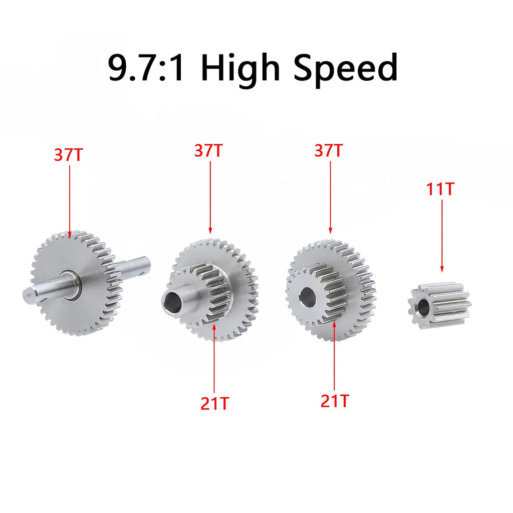 TRX4-M Stainless Steel Transmission Gear Pinion Set – RC Crawler