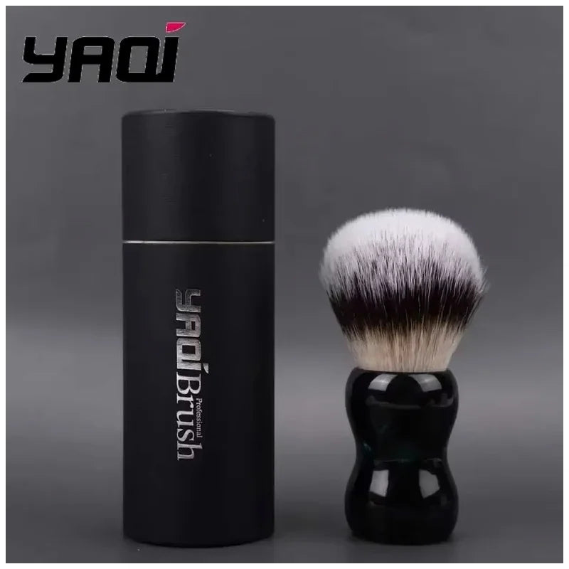 YAQI Night Emerald 26mm Synthetic Wet Shaving Brush – Resin Handle