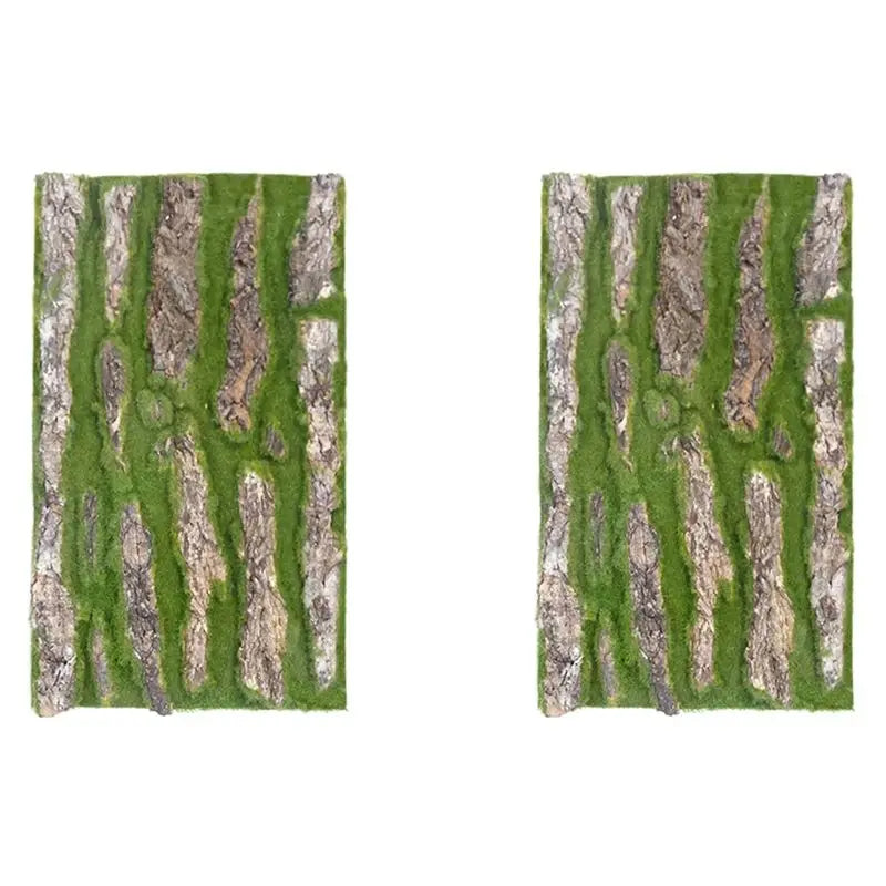 Artificial Pine Bark & Moss Wall Panels – DIY Home Decor 2pk