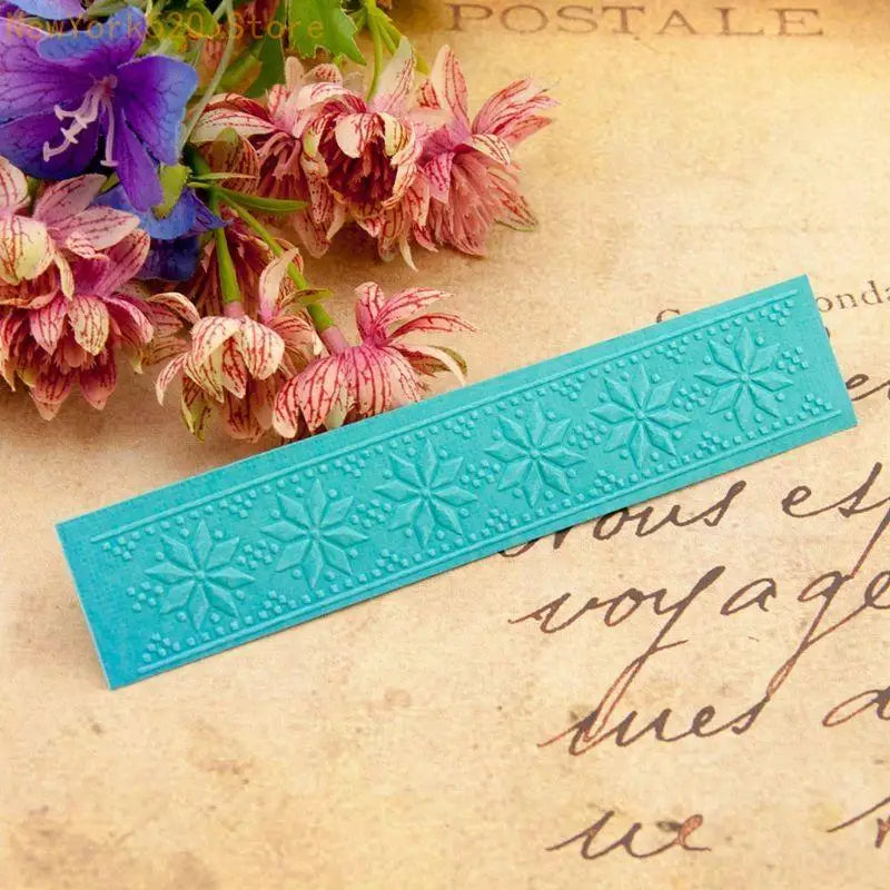 Geometric Flower Embossing Folder – Scrapbooking Template