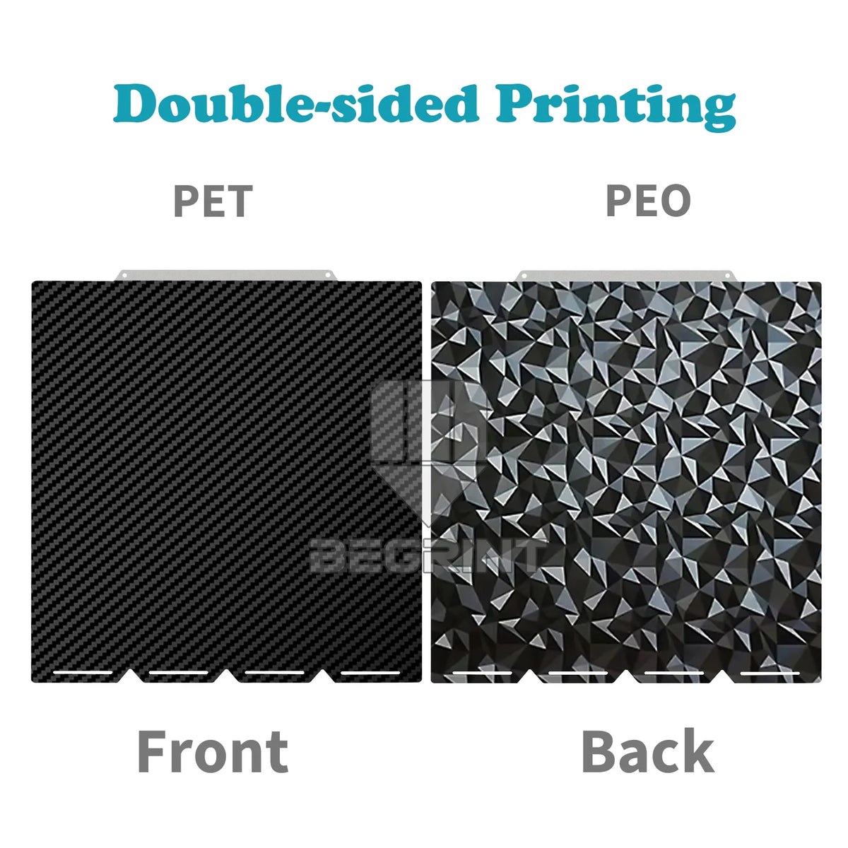 Snapmaker U1 Dual-Sided PEI Flexible Spring Steel Build Plate
