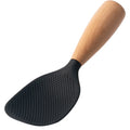 Vertical Silicone Rice Spoon – Non-Stick Wooden Handle
