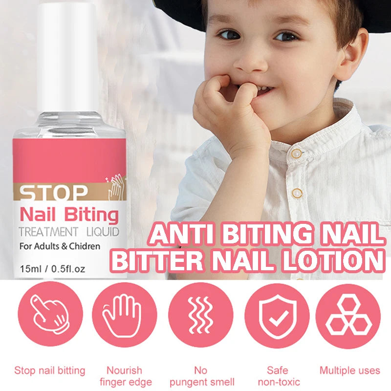 Aleekit 10ml Stop Nail Biting Treatment Liquid – Kids & Adults