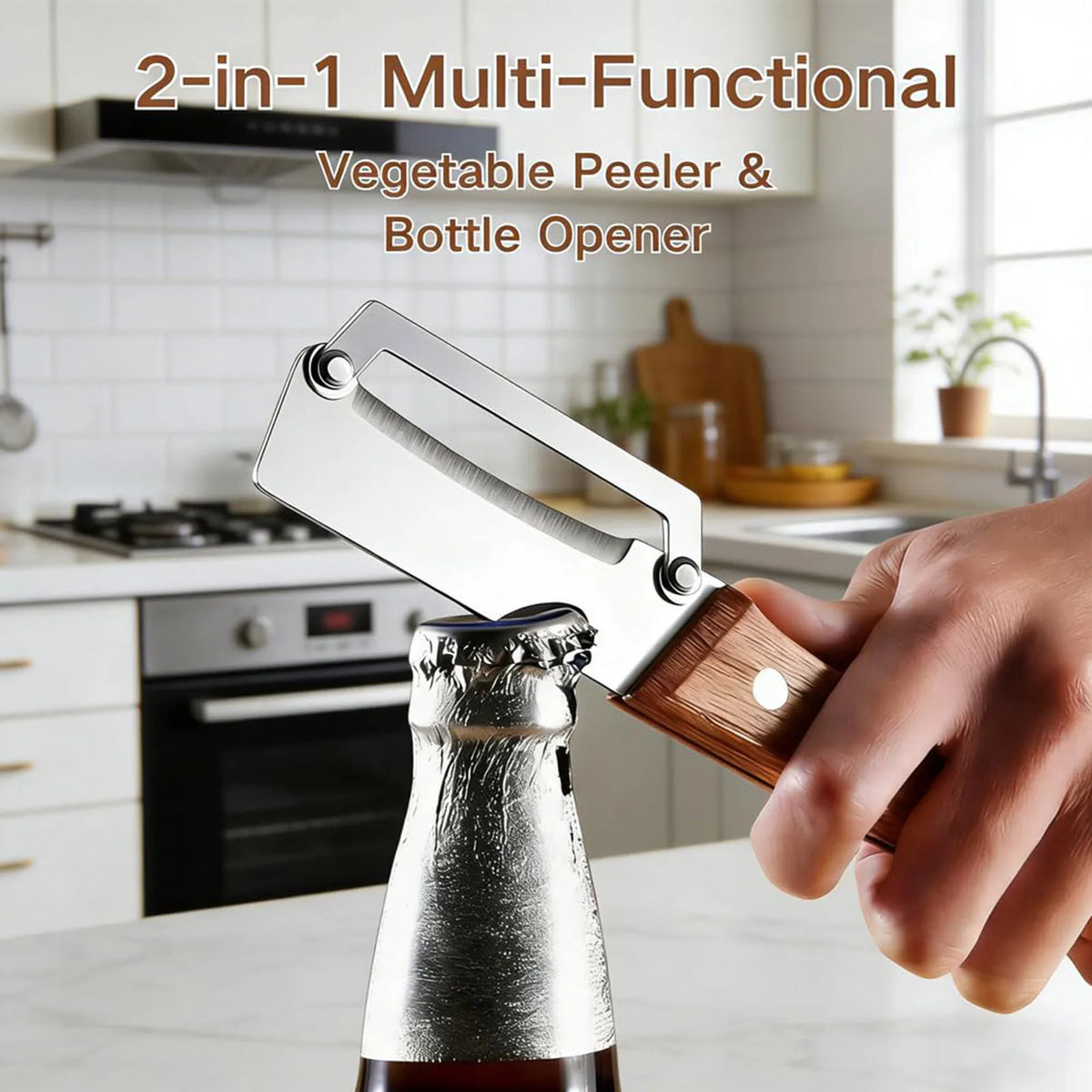 Multifunctional Stainless Steel Vegetable & Fruit Peeler