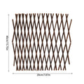Expandable Wooden Lattice Fence Panel for Climbing Plants