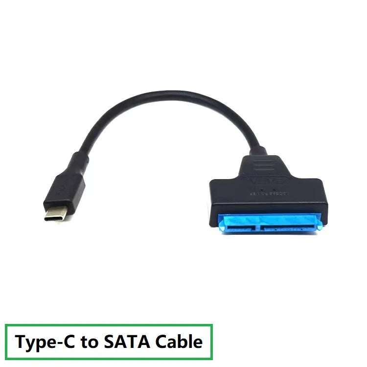 SATA to USB 3.0 & USB-C Adapter Cable for 2.5" HDD & SSD