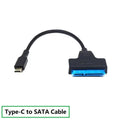 SATA to USB 3.0 & USB-C Adapter Cable for 2.5" HDD & SSD