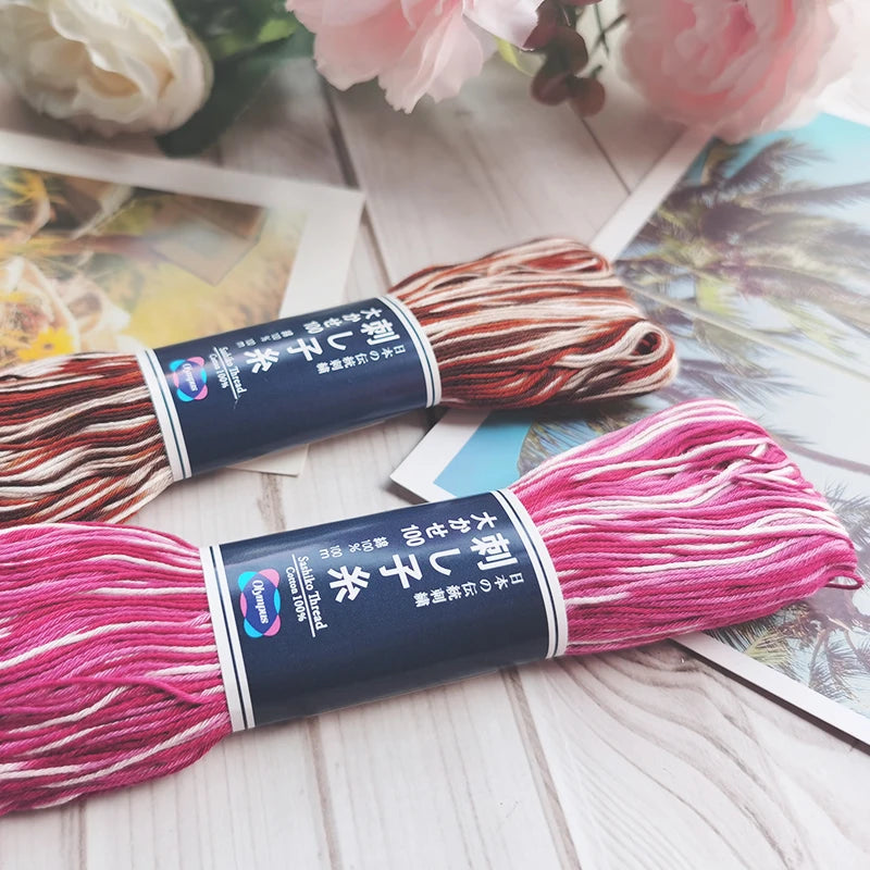 Olympus Cotton Embroidery Thread 6-Strand 100m Gradient