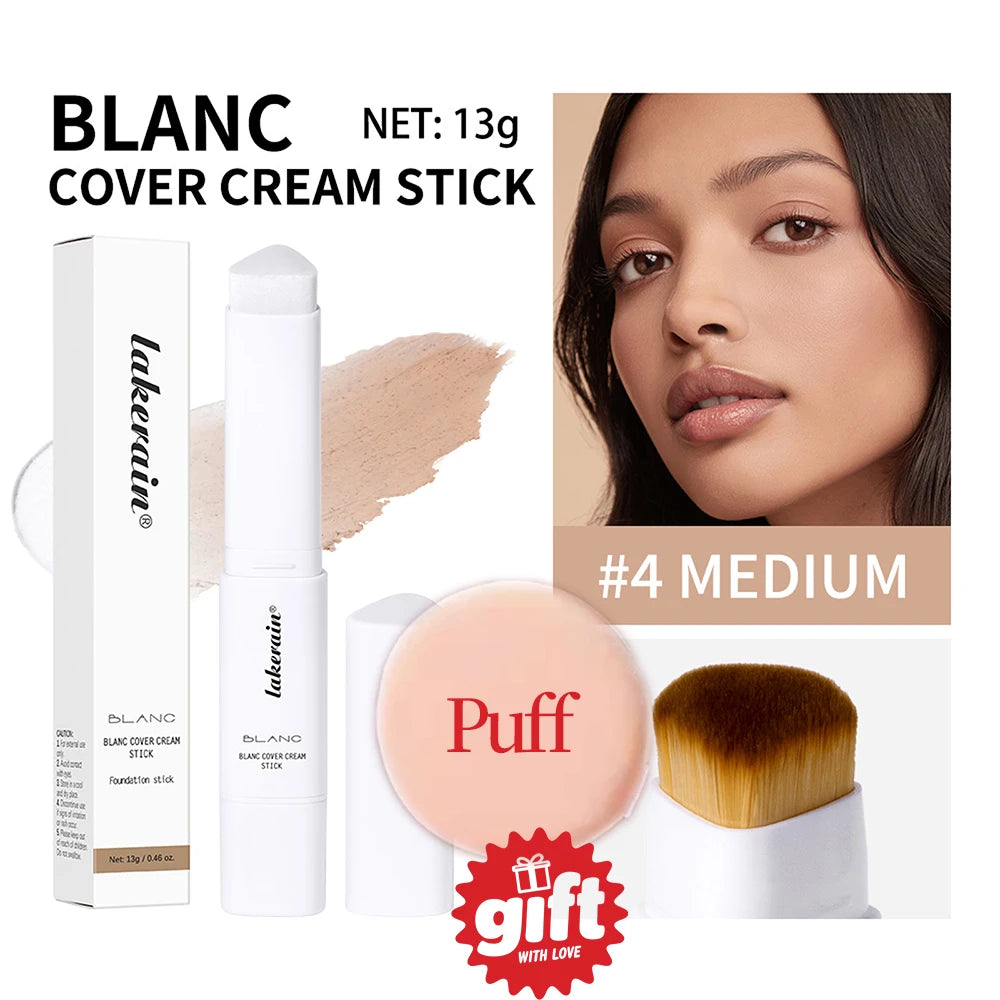 Lakerain Color Changing Foundation Stick – Matte Full Coverage