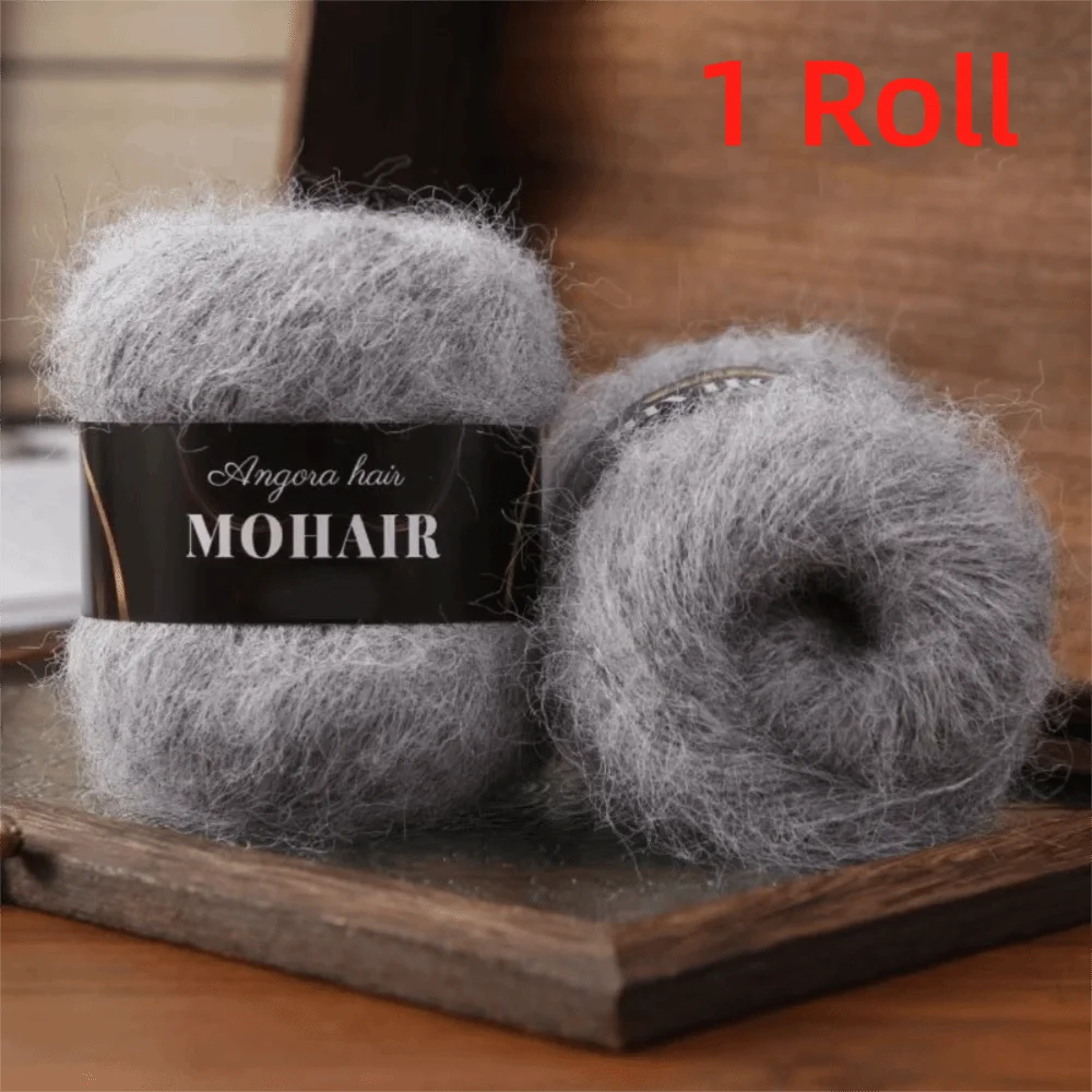 Soft Fluffy Alpaca Mohair Yarn – Knitting & Crochet