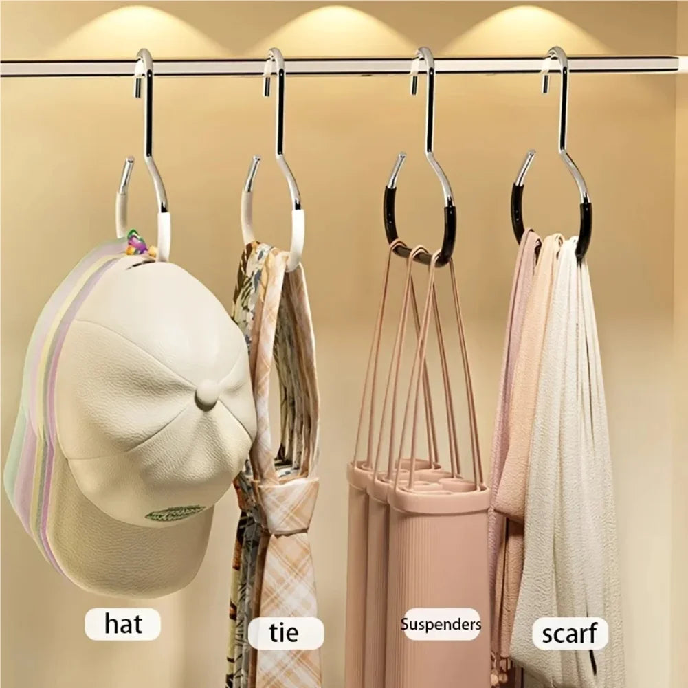 Manganese Steel Round Hooks for Hats, Scarves & Bags | 1/2/5pcs