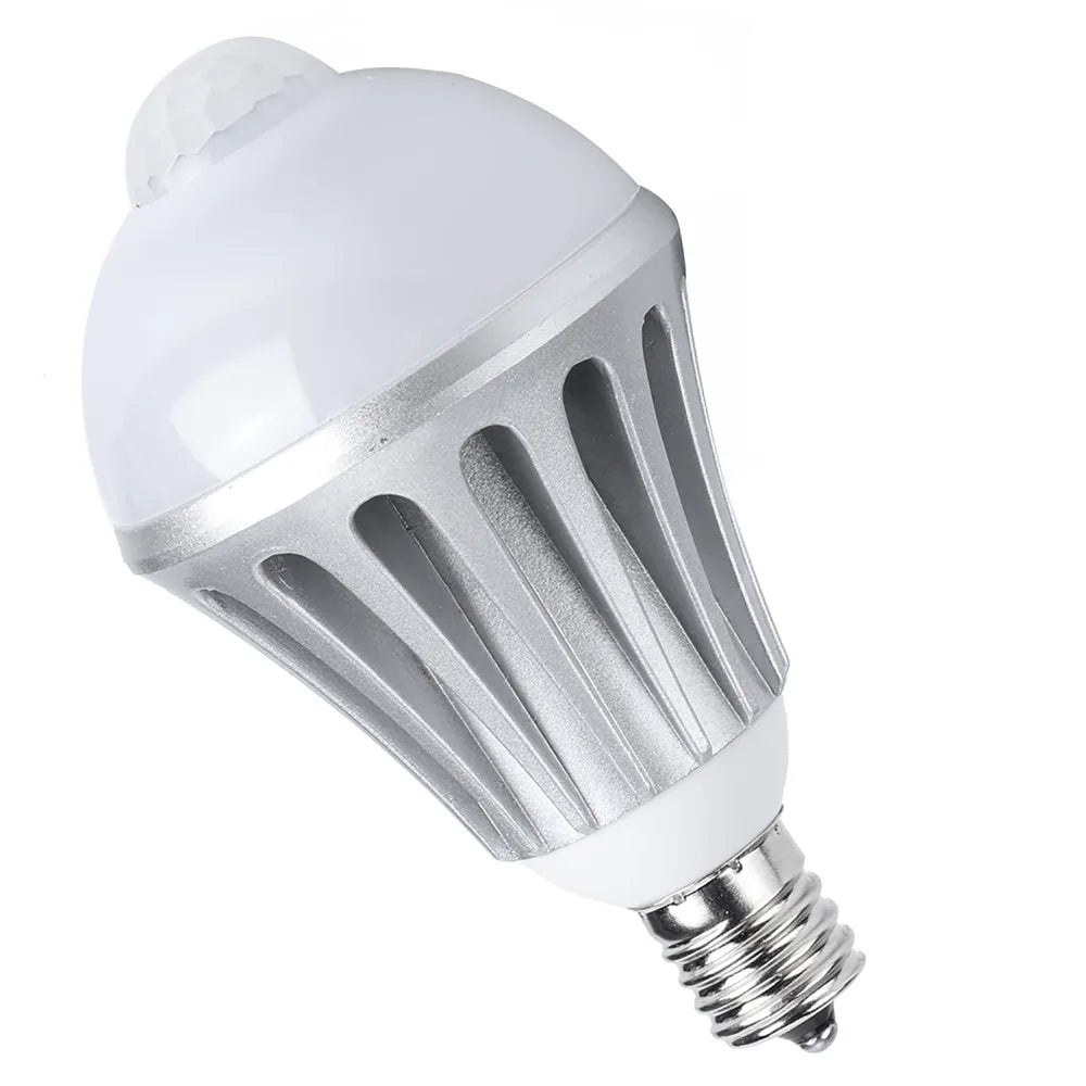 E17 Motion Sensor LED Bulb 10W A19 Auto Induction Light