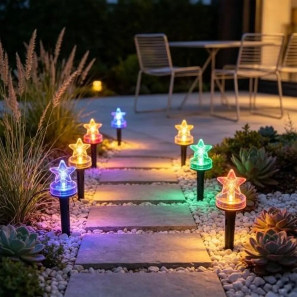 Solar Bubble Ball Ground Stake String Lights – Garden Décor