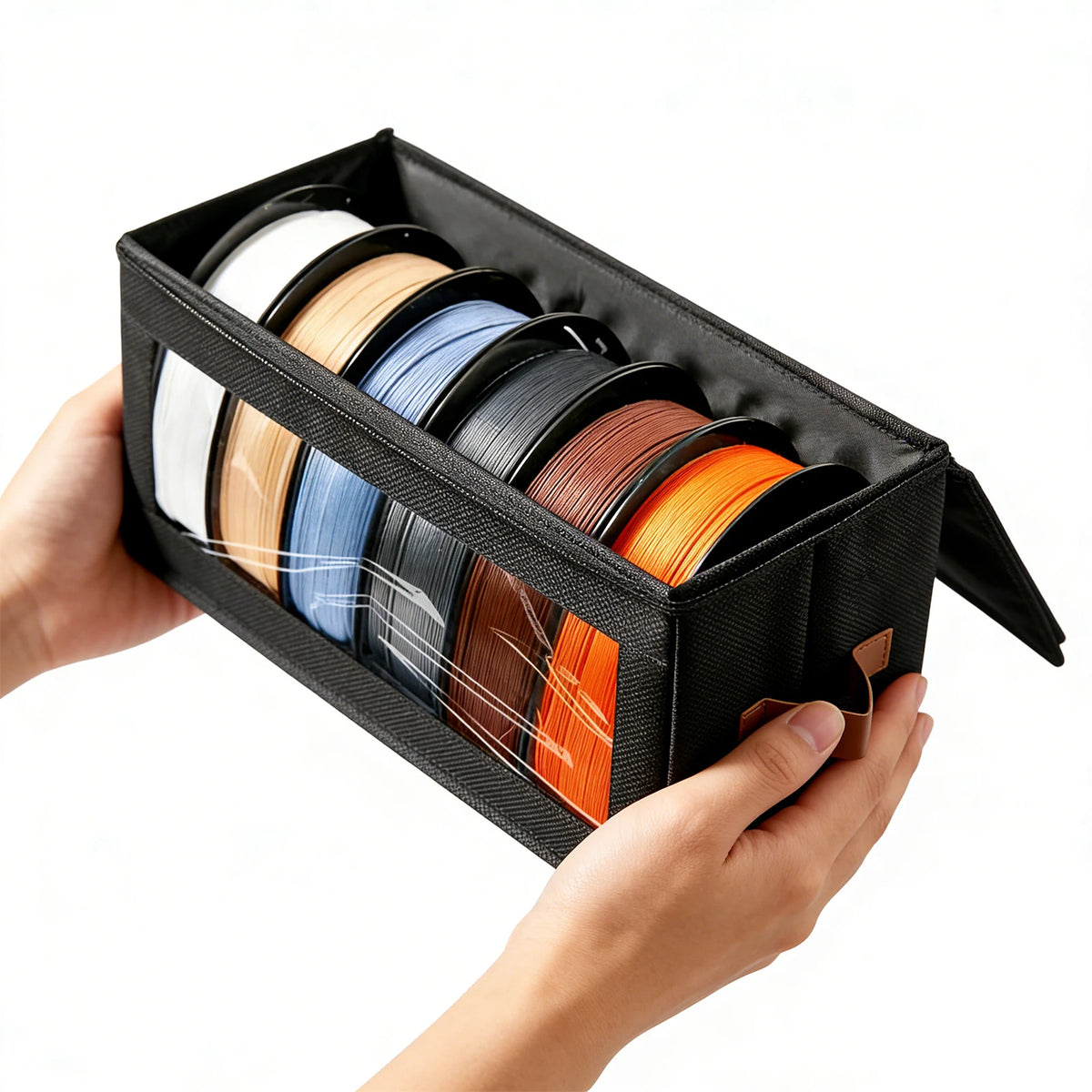 3D Filament Storage Cabinet – 6 Spool Organizer with Desiccants