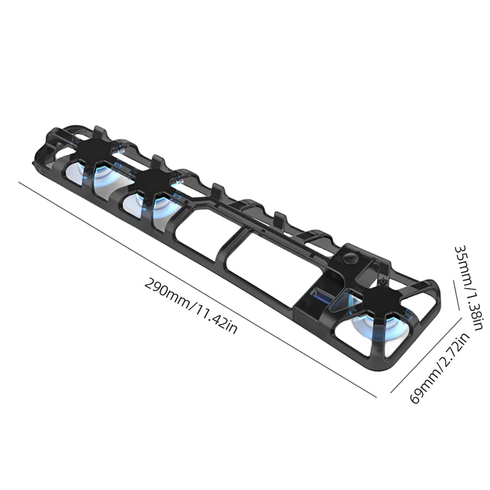 PS5 Slim Cooling Fan – 3 Fans, LED Lights, USB 5V