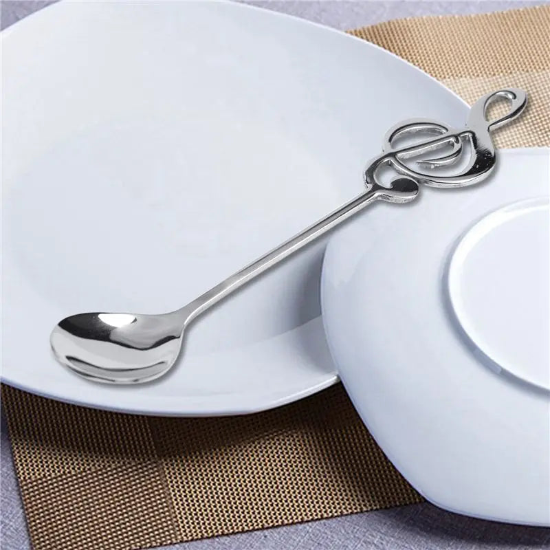 40-Pc Music Note Stainless Steel Coffee Tea Spoon Set