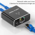 RJ45 Gigabit Ethernet Splitter 1 to 2 Port Network Switch