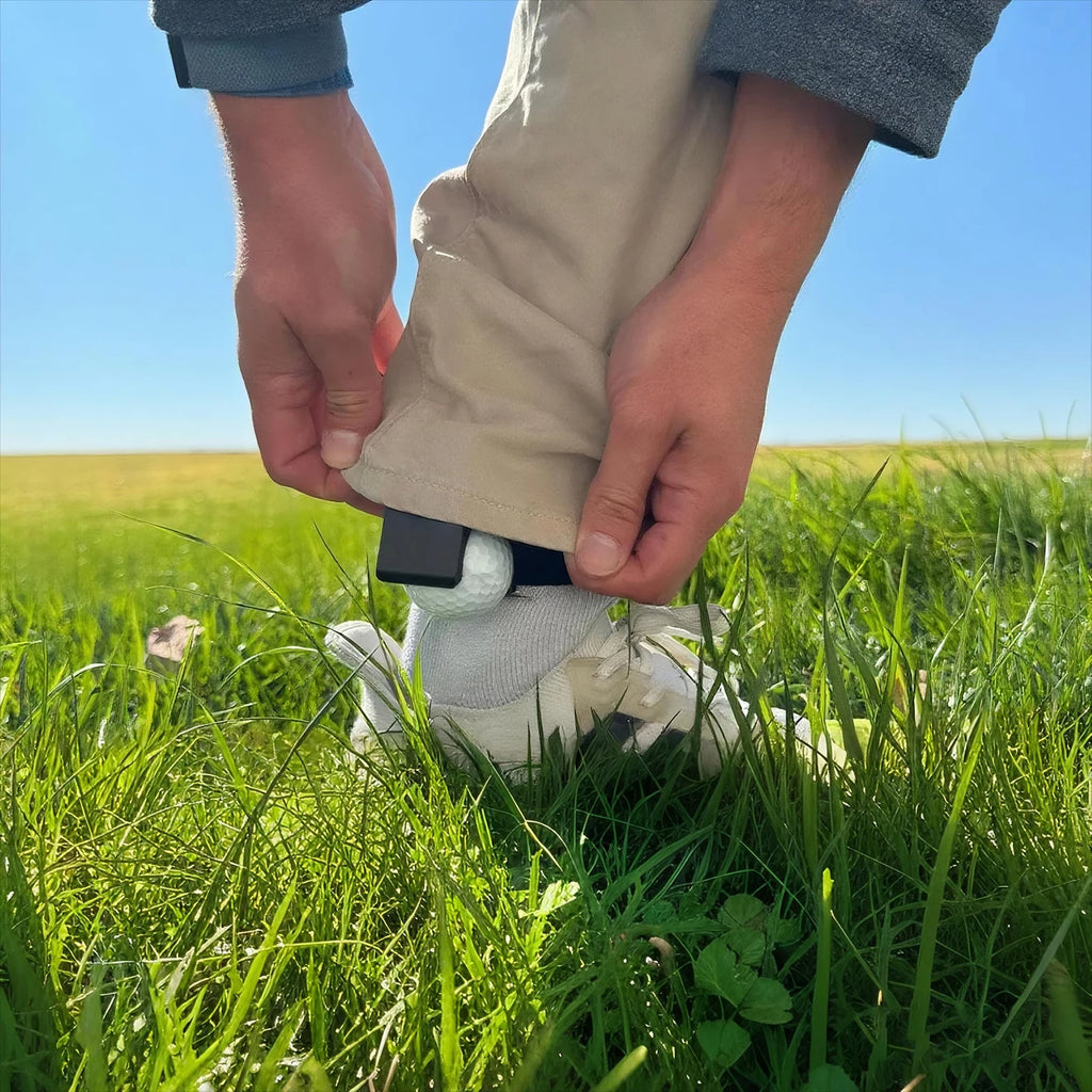 Ankle Golf Ball Holder – Funny Hands-Free Tee Clip Gag Gift
