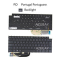 Portuguese Backlit Keyboard for Dell Precision 5550 5560 5570 5750 5760