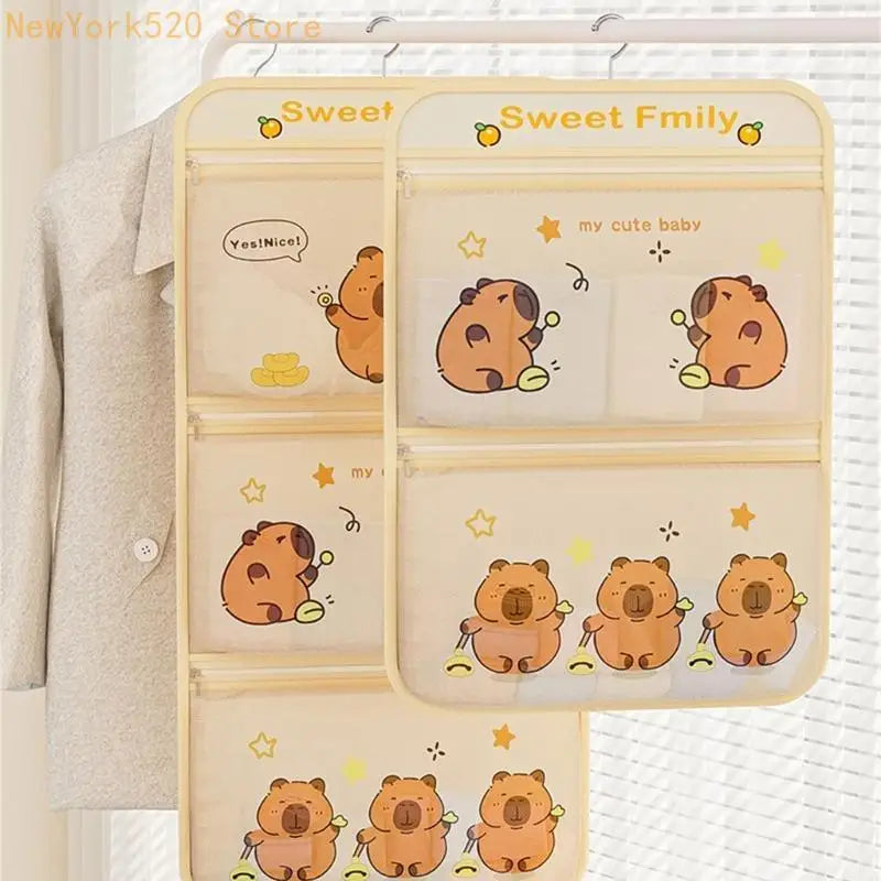 Wall Mounted Hanging Storage Bag – Foldable Kids Room Organizer