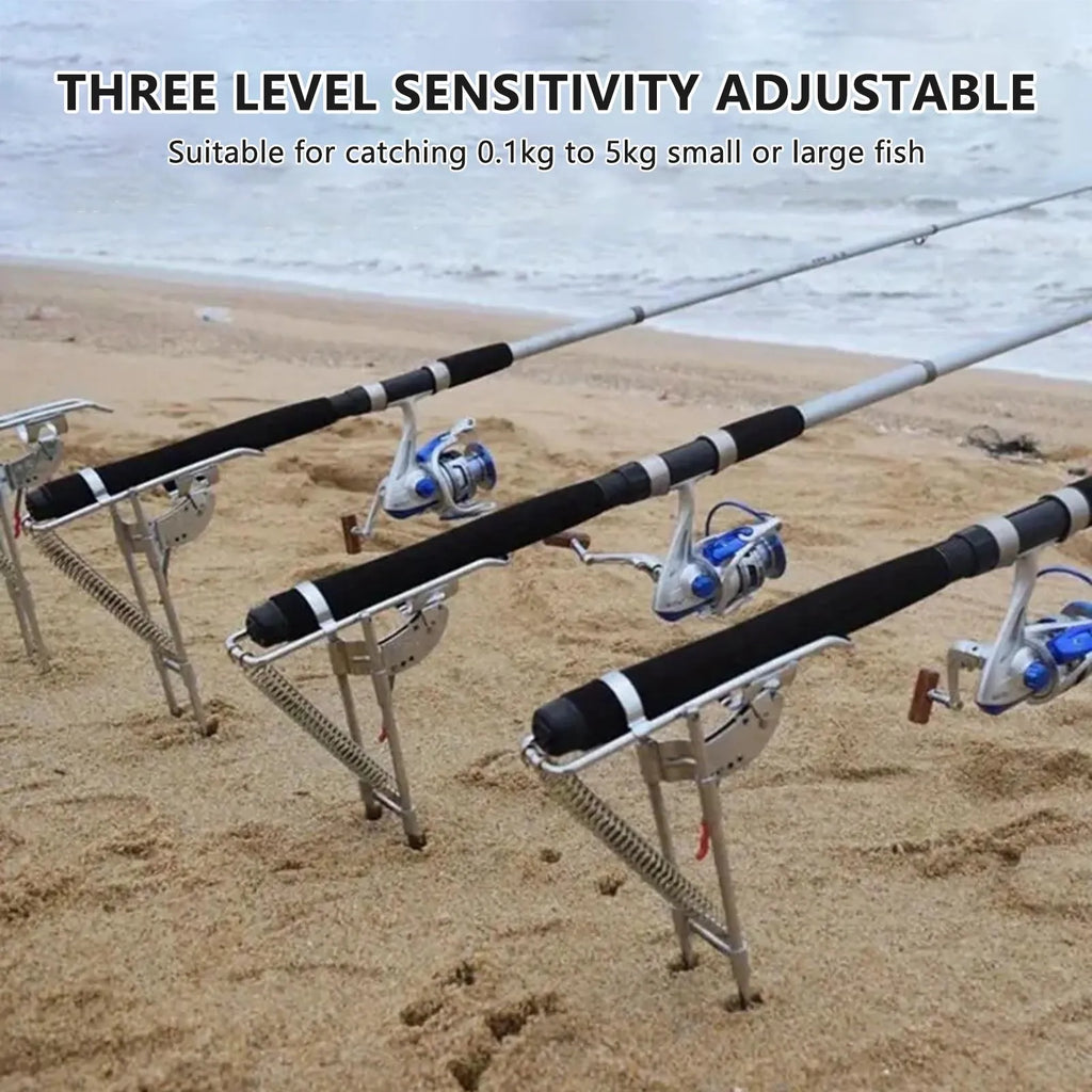 Automatic Spring Fishing Rod Holder – Stainless Steel Universal Fit