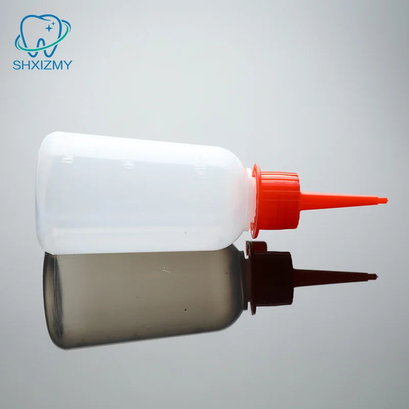 100ml Plastic Squeeze Bottle Pointed Tip Cap Liquid Dispenser