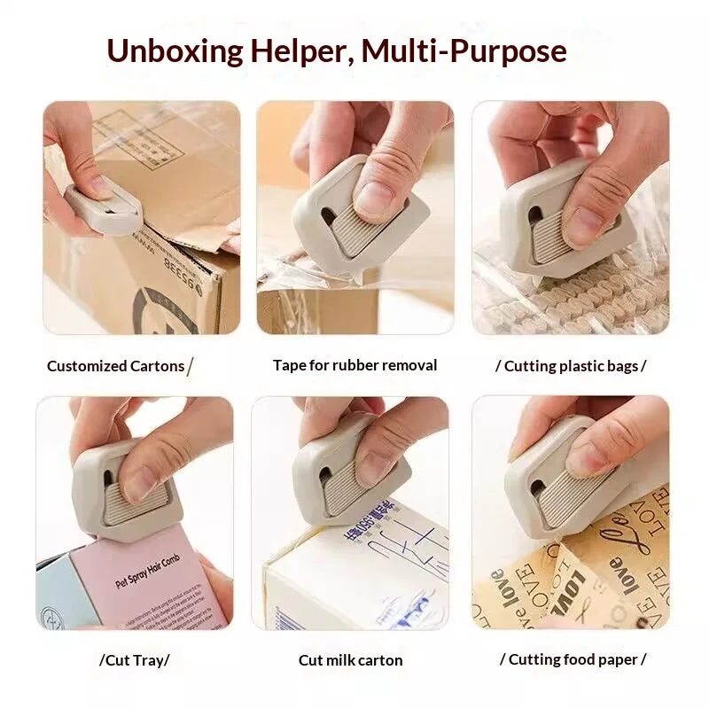 Magnetic Ceramic Box Cutter – Auto-Retract Safe Package Opener
