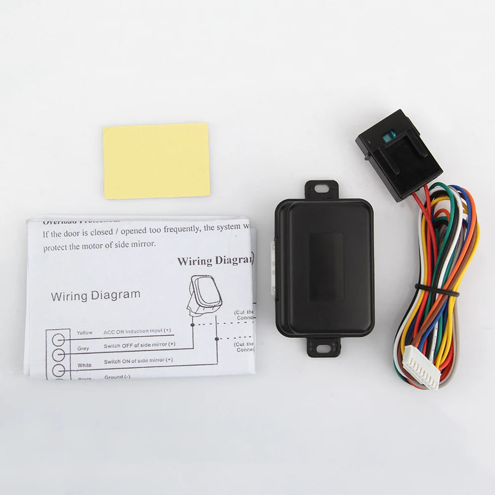 Car Side Mirror Auto Folding System with Connecting Cable