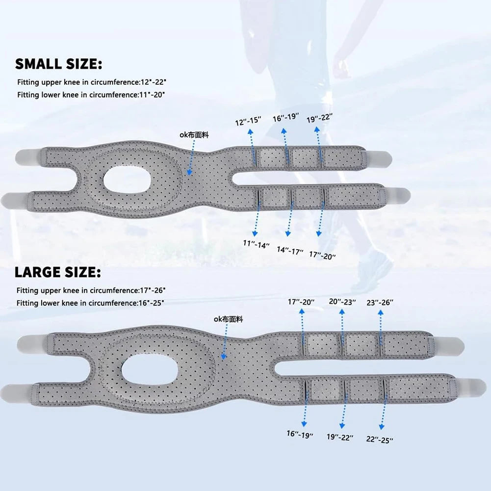 Adjustable Patella Knee Support Strap – Breathable Brace