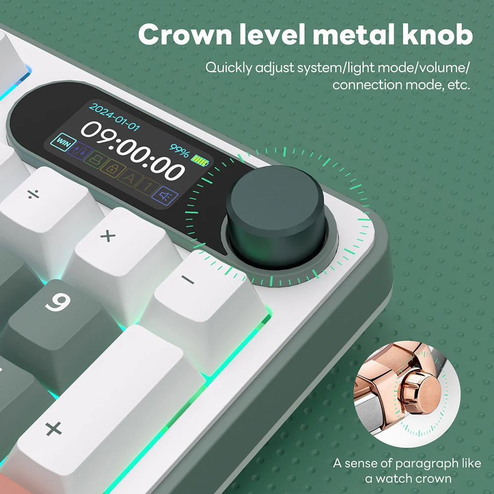 Royal Kludge RKS98 96% French Wireless Mechanical Keyboard RGB