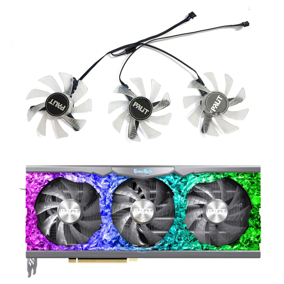 85mm GPU Fan TH9215B2H-PFC01 for Palit RTX 3090 3080 3070 GameRock