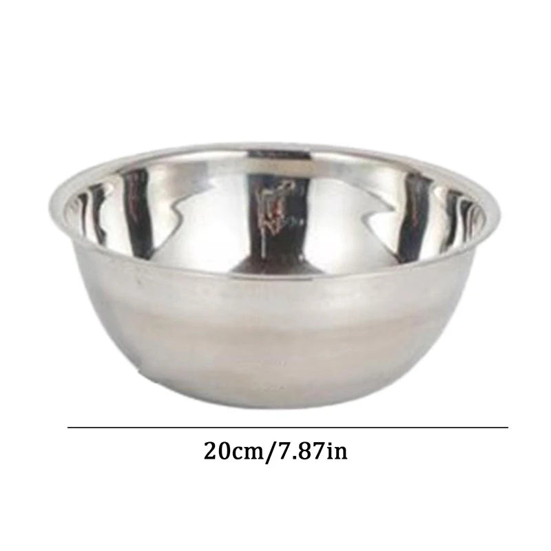 Stainless Steel Scaled Mixing Bowl 16cm 20cm 22cm | VIBE