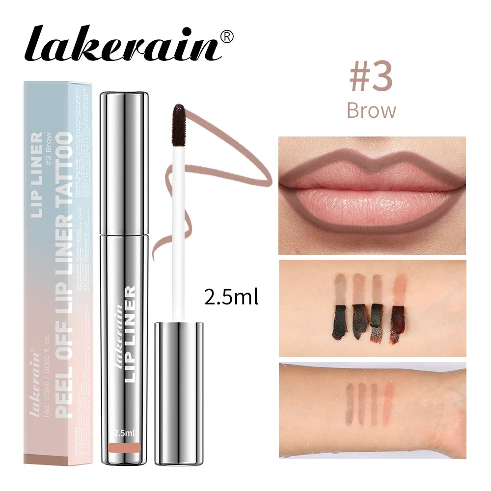 Peel-Off Lip Tint Liner – Waterproof Matte Long-Lasting Color