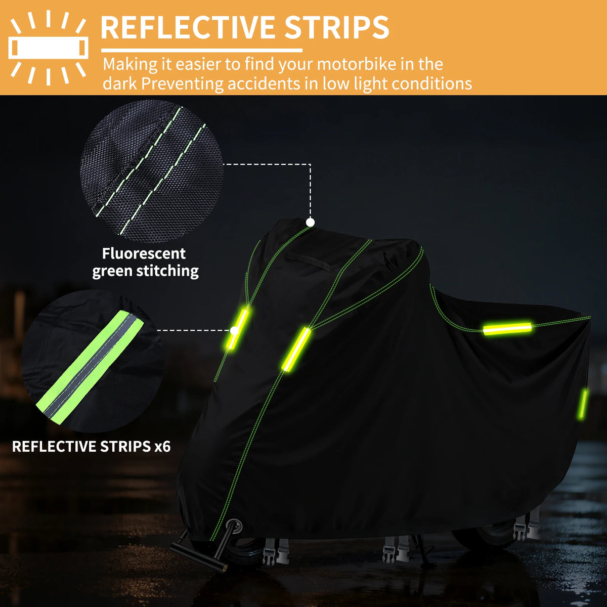 VIBE Waterproof Motorcycle Cover – All Season UV & Dust Guard