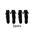 Magnetic Toe Link Couple Socks – Cartoon Novelty Knee-High