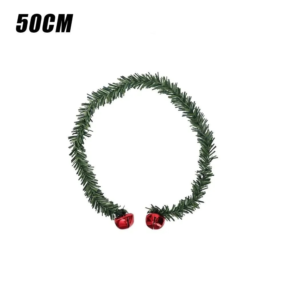 25-Pack Christmas Bell Decorative Ties – 50cm Flexible Wire