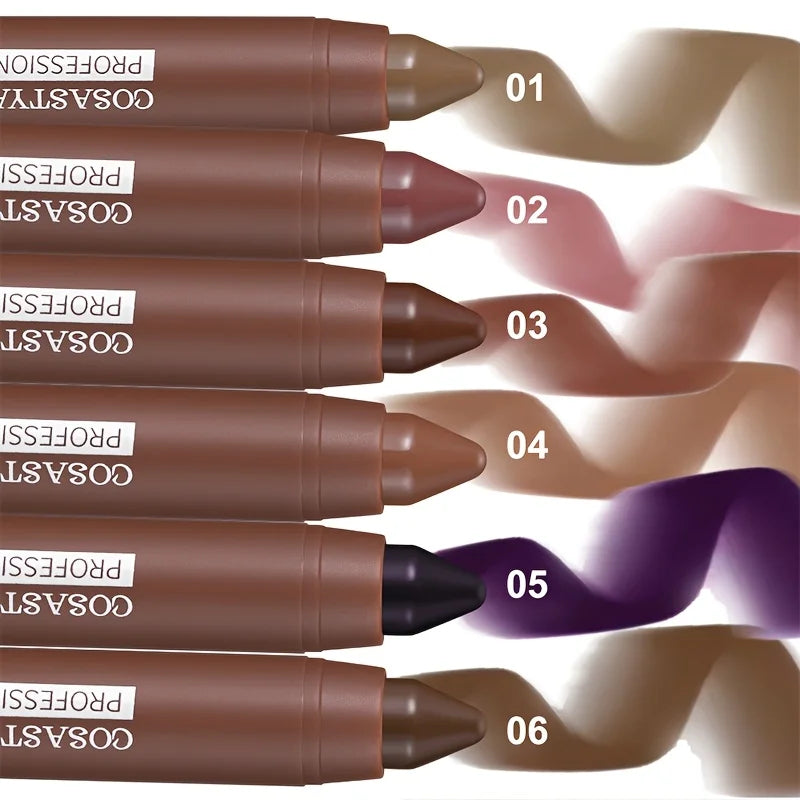 VIBE Matte Crayon Lipstick – 6 Shades, Waterproof & Long-Lasting